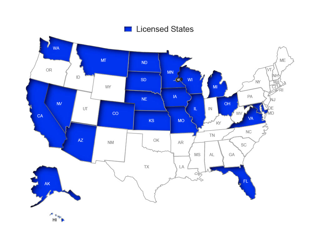Licensure Map - 2024